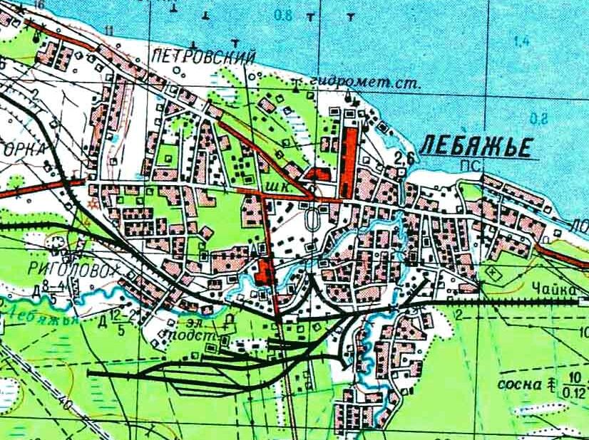 Лебяжье карта ленинградской области